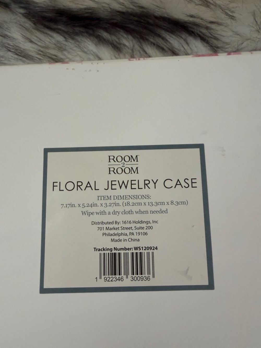 Floral Pink and White Decorative Jewelry Box - Picture 6 of 8